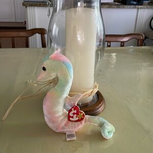 TY Beanie Baby “Neon” the Rainbow Seahorse - 1999